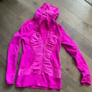 Lululemon workout hoodie pink size 6